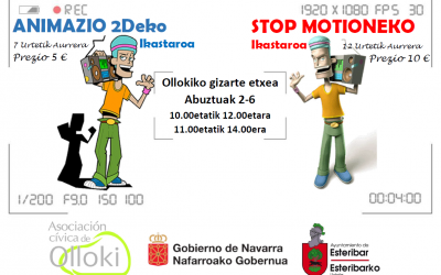 TAILERRAK: ANIMAZIO 2dEKO eta STOP MOTION Ikastaroa