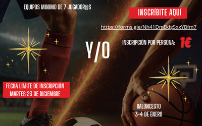 Cambio de fechas ¡Torneos de Fútbol y Baloncesto en Olloki!