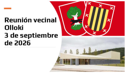 Reunión vecinal Olloki del 3 de septiembre de 2026